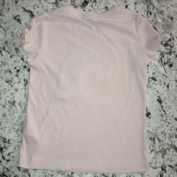 Young Hearts Pink Sequined Unicorn Tee Ribbed T-shirt Girls Sz 10 - Picture 3 of 4